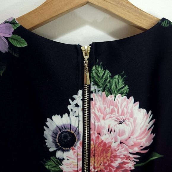 NWT Suzy Shier Floral Scuba Dress - Picture 7 of 11